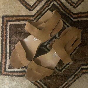 Pedro Garcia suede wedge sandal